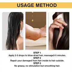 Argan Serum & Collagen Hair Mask Set, Deep Conditioning and Strengthens hair and hair roots Serum
