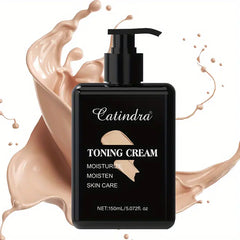 CATINDRA Hydrating Face Cream 5.07oz - Snail Mucin Infused, Strong Concealer for All Skin Tones, Natural Look