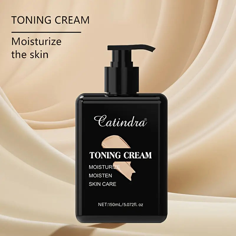 CATINDRA Hydrating Face Cream 5.07oz - Snail Mucin Infused, Strong Concealer for All Skin Tones, Natural Look